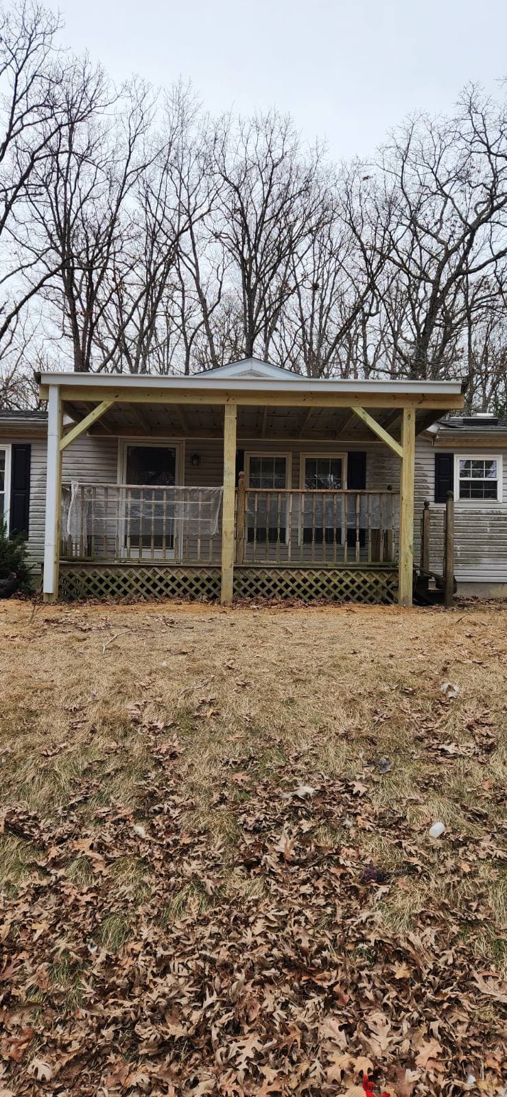 Gallery photos for Winter Porch Roof Installation Adds Comfort to Your Home: Image #2