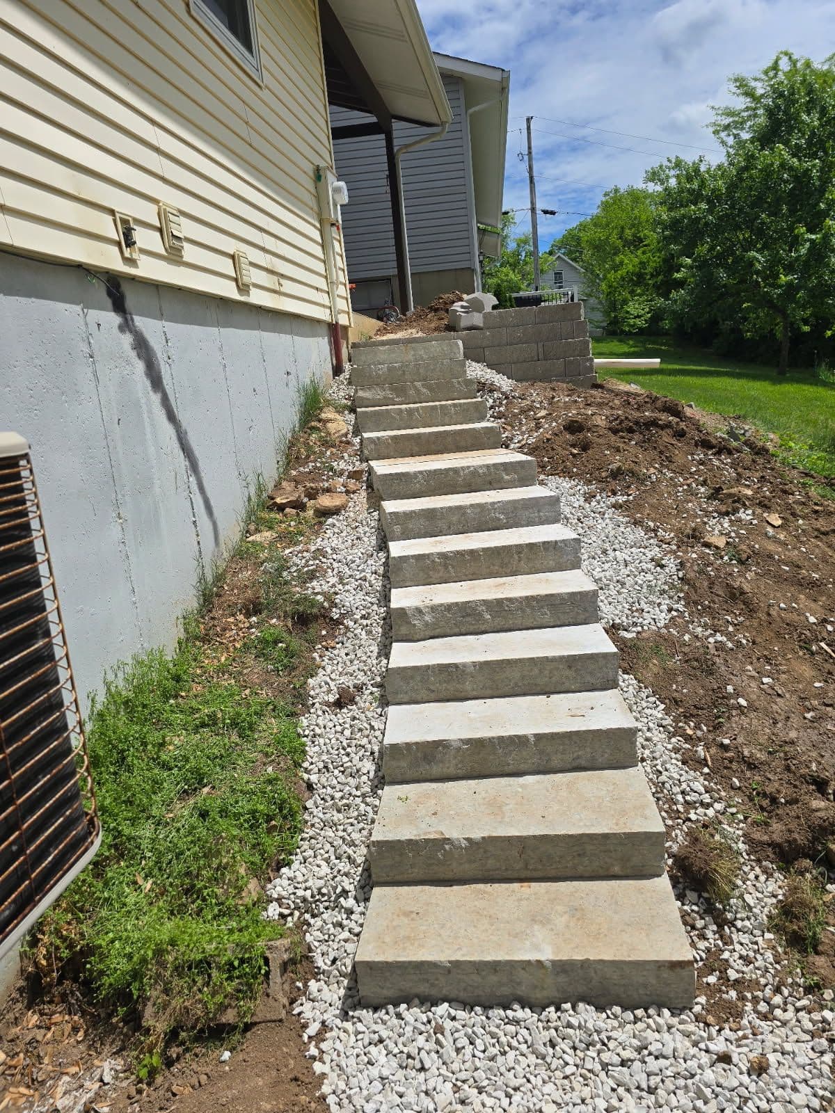 Transforming Outdoor Spaces with Custom Stone Steps image