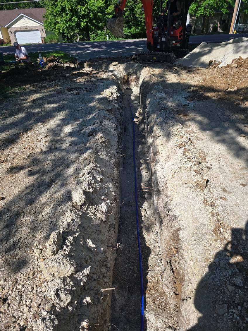 Gallery photos for Efficient Water Line Installation in Union MO: Image #2