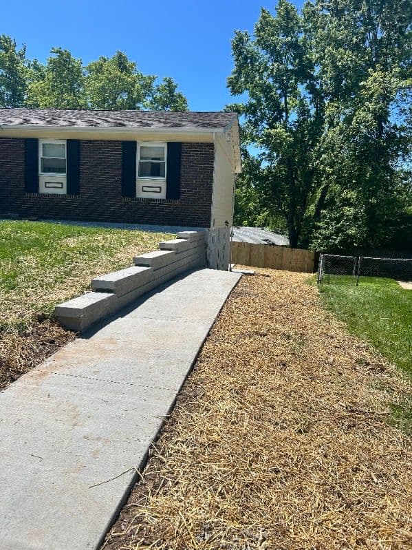 Project Backyard Walkway and Steps Transformation image